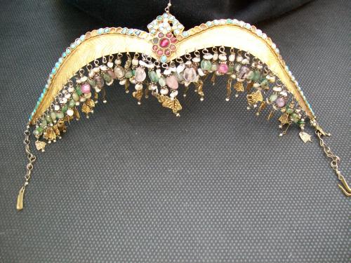 2172 Tilla-kosh (diadem). Bukhara , nineteenth century